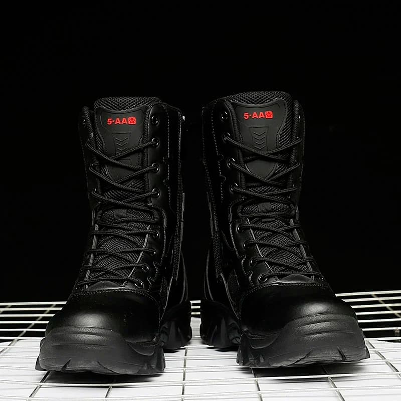 Homens masculinos botas táticas hombre militar masculino sneakermotocicleta tornozelo botas de combate preto botas militares hombre