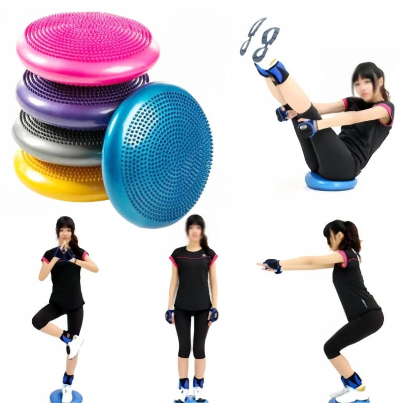 Crianças oscilação equilíbrio disco almofada brinquedo adultos esteira massagem bolas de yoga estabilidade inflável ginásio acessórios fitness exercício brinquedo