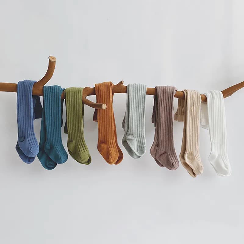 Crianças collants bebê menina meia-calça de algodão malha infantil menina recém-nascido crianças meia da criança calças casuais