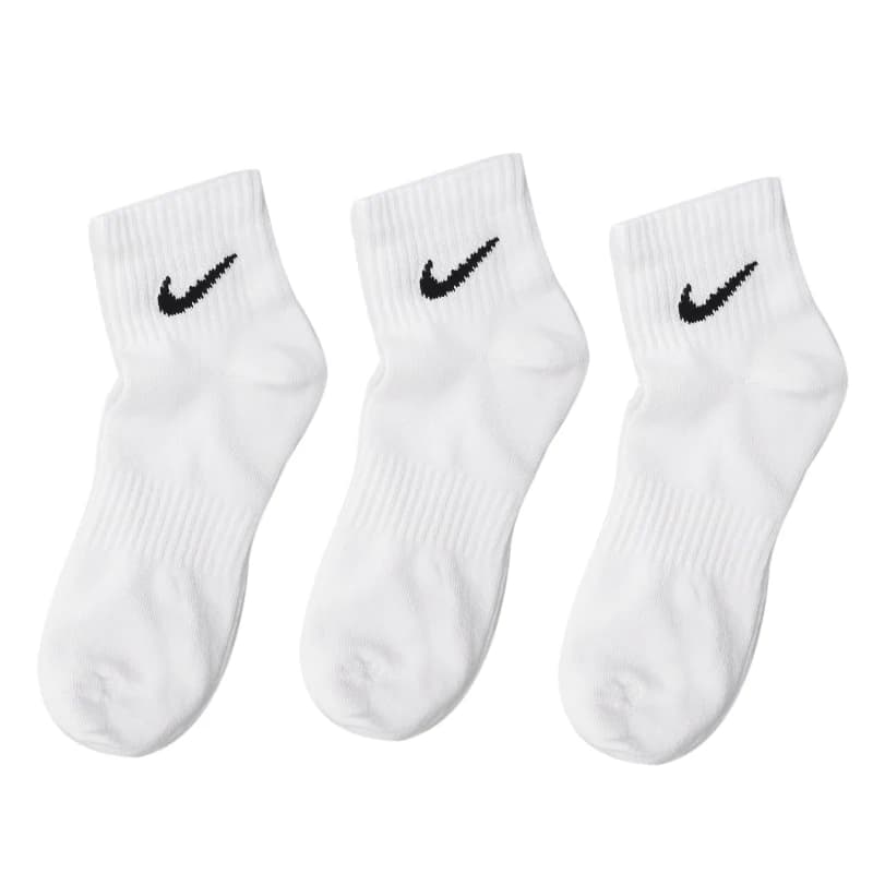 Meias Nike, meias masculinas, meias femininas, meias de basquete respiráveis ​​e confortáveis, meias casuais (3 pares)