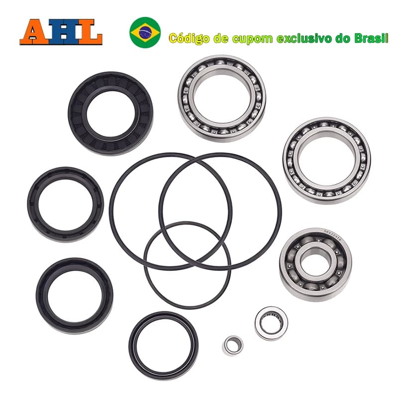 Ahl diferencial traseiro anel & óleo selo & rolamento kit para honda trx300fw trx300 trx 300 fw 4x4 fourtrax 300 1988-2000