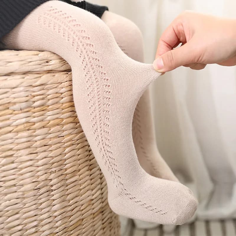 Lawadka 0 a 5 anos verão criança bebê collants para meninas moda malha com nervuras recém-nascidos meia-calça de malha sólida leggings para meninas