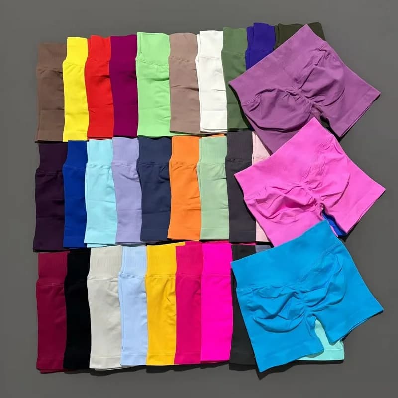 Mulheres ginásio shorts treino scrunch butt sem costura leggings sem costura yoga leggings bicicleta correndo roupas esportivas de fitness shorts