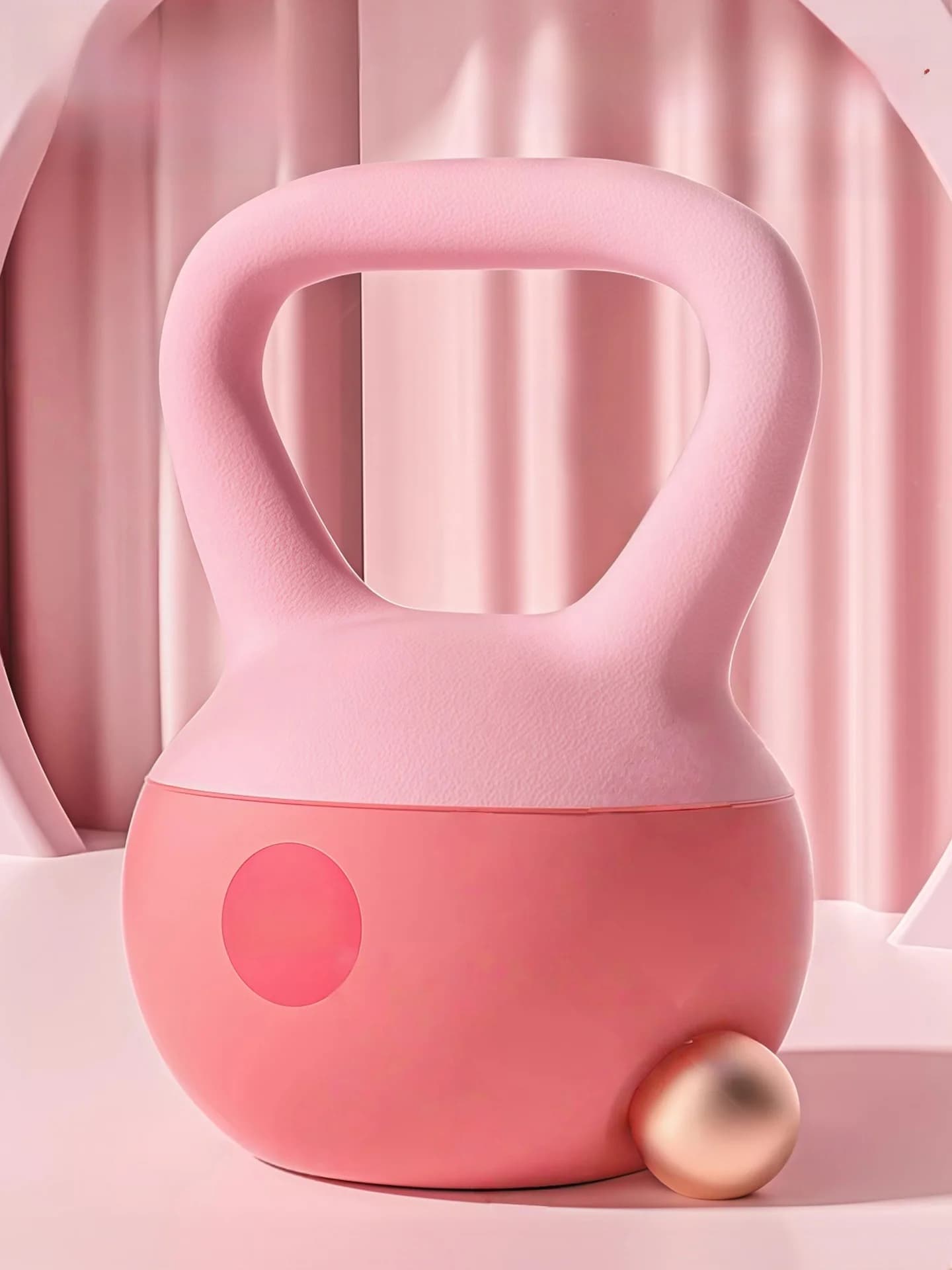 Kettlebell Macio para Fitness: Equipamento de Treino para Homens e Mulheres, Agachamento Profundo, Levantamento de Glúteos, Exercício com Halteres