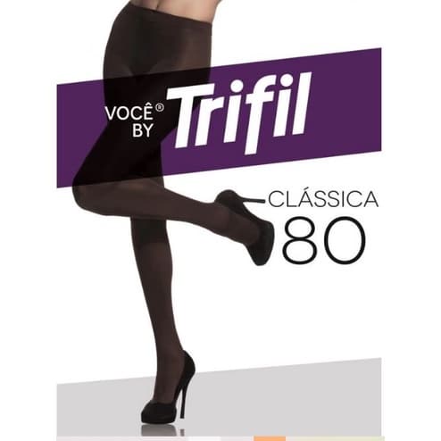 Meia Calça Fio 80 Trifil Opaca Ref. 6352 Meia para o frio