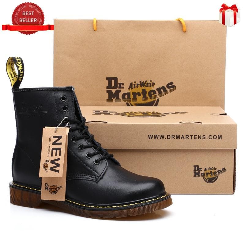 Botas Martin Botas Martin Botas Martin Sapatos 1460 Botas Masculinas Botas Femininas Sapatos Femininos Preto Couro Duro 