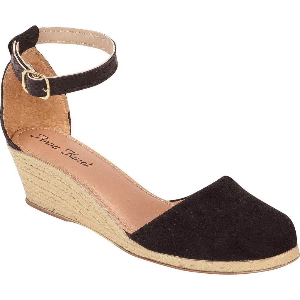 Sandalia Anabela Feminina Espadrille  S002