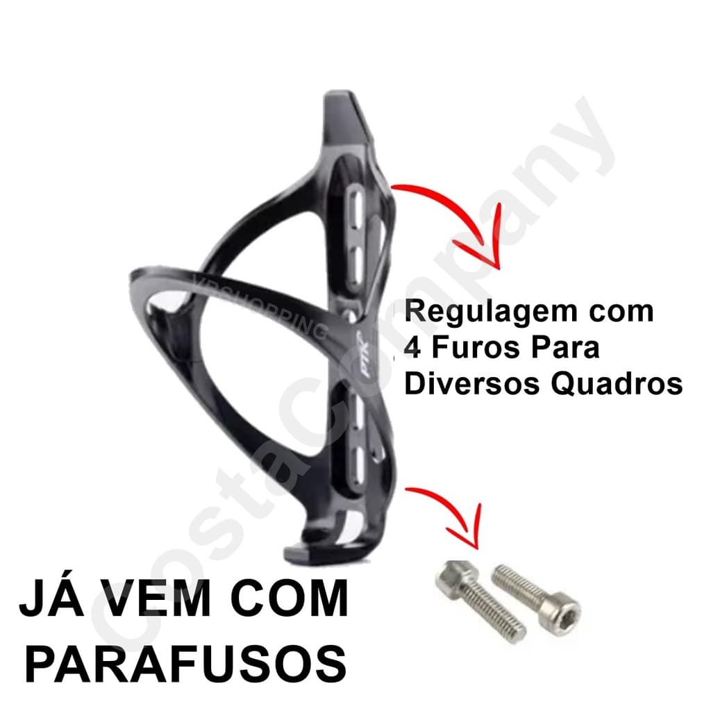 Suporte Caramanhola Suporte para garrafa bike suporte de garrafa para bicicleta com Parafusos