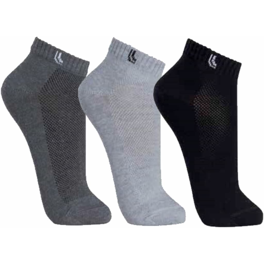 Meias Lupo - Kit 3 Pares Meias Esportivas Lupo Cano Curto