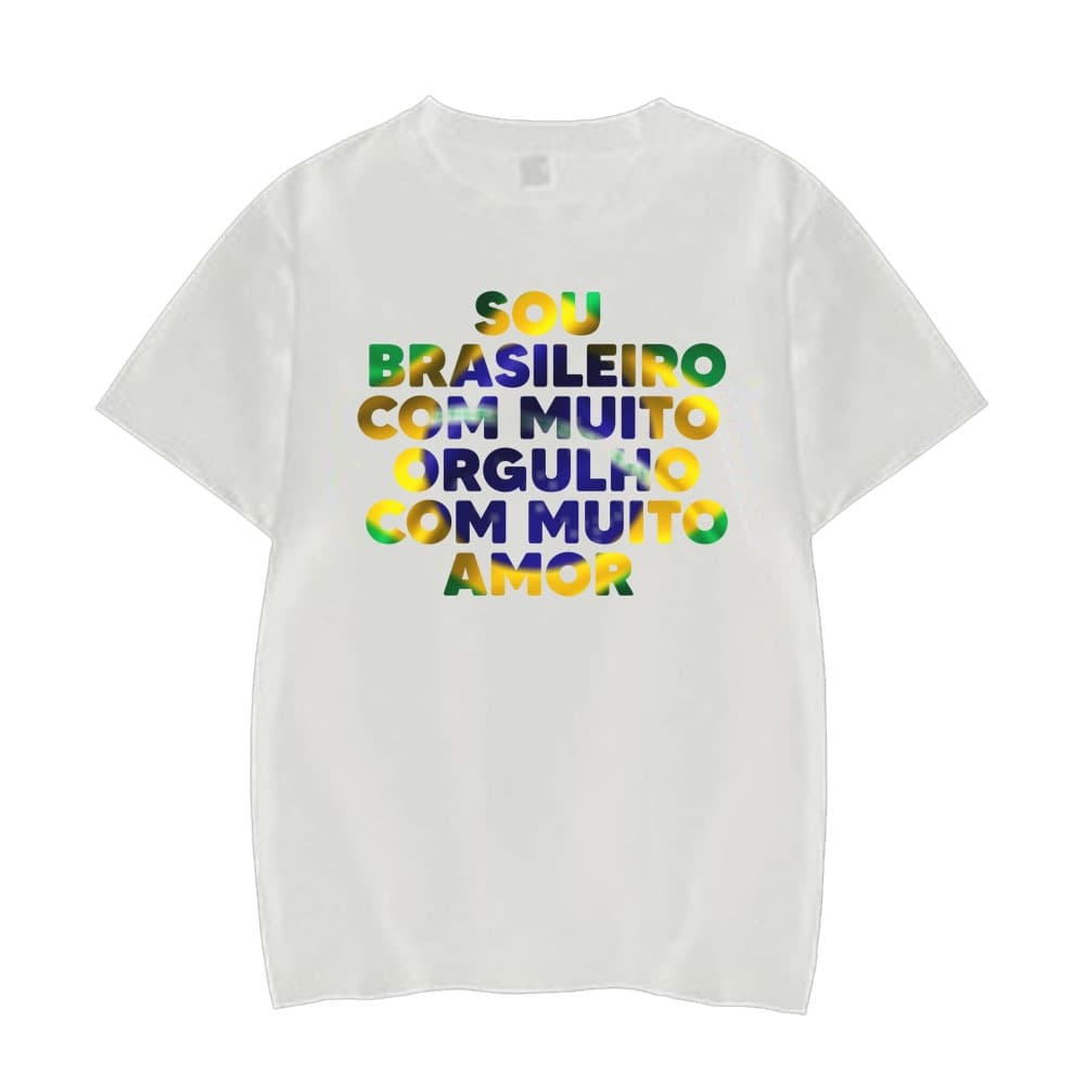 Camisa brasil camisa de time brasil camisa seleção brasileira camisa 100% algodão