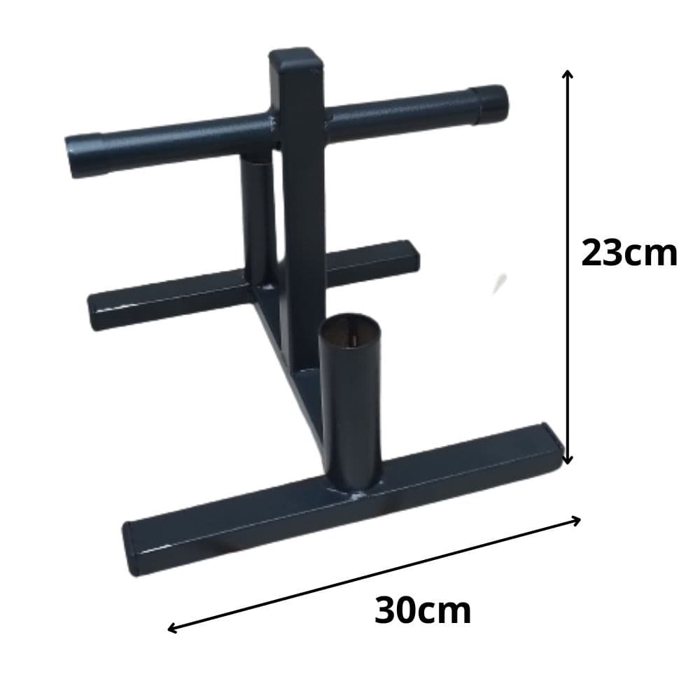 Suporte Expositor de anilhas para Anilhas de 1kg a 10kg e 2 Barras