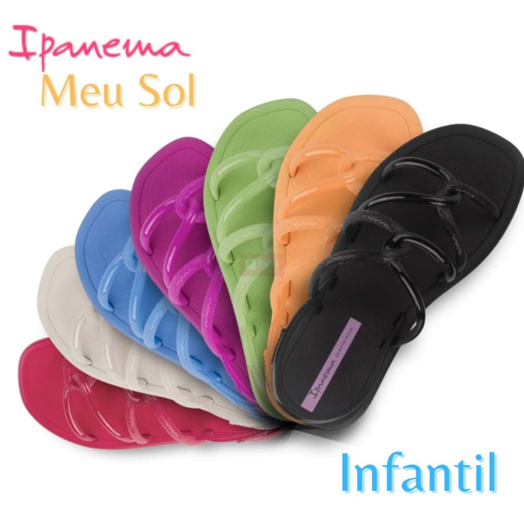 Sandalia Ipanema Meu Sol Original Sandalia Infantil Casual Lancamento Calce Facil Confortob