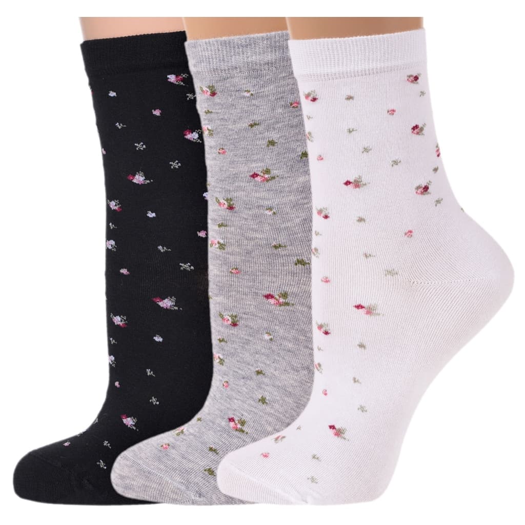 Kit 3 Pares de Meias Feminina Cano Alto Longo Feminino Divertida Feminina Oferta Estampadas  Cano Longo Coloridas