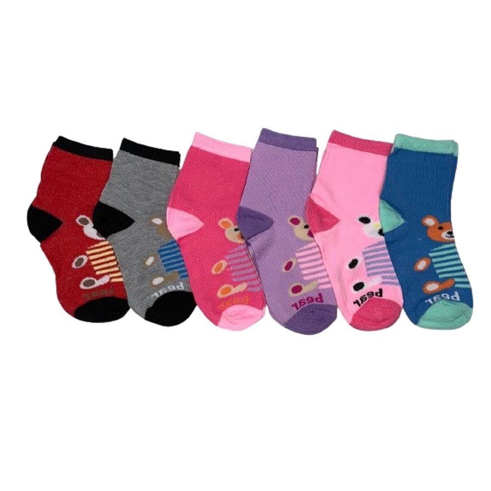 12 Meia Infantil Cano Curto Menina 12 Pares Kit com 12 Meias Menino Meia Soquete Infantil