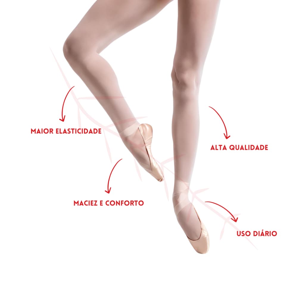 KIT COM 3 Meias Calça Infantil de Ballet fio 40 meia fina ballet/jazz/dança/uso casual meia calça de menina MEIA CALÇA INFANTIL KIT COM 3 MEIAS