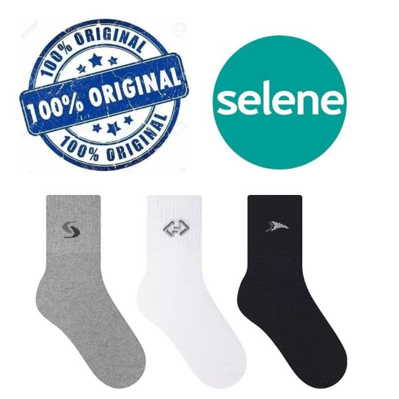 kit Meia Leve 3 Pares de Meias sport Confort Masculina SELENE Atacadão
