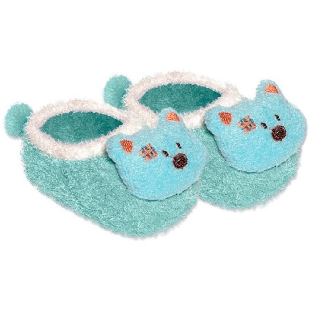 Meia Selene Bebê Pantufa Antiderrapante Rosê Jade Meia Sapatinho detalhe Strass