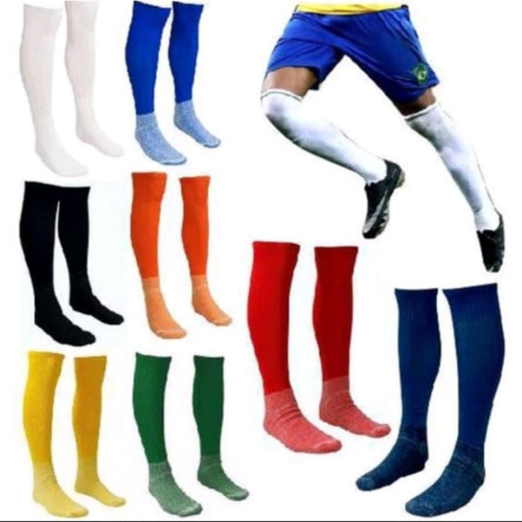 Kit 12 Pares Meiao de Futebol Masculino Jogador Profissional Tam 38 ao 45 Meiao