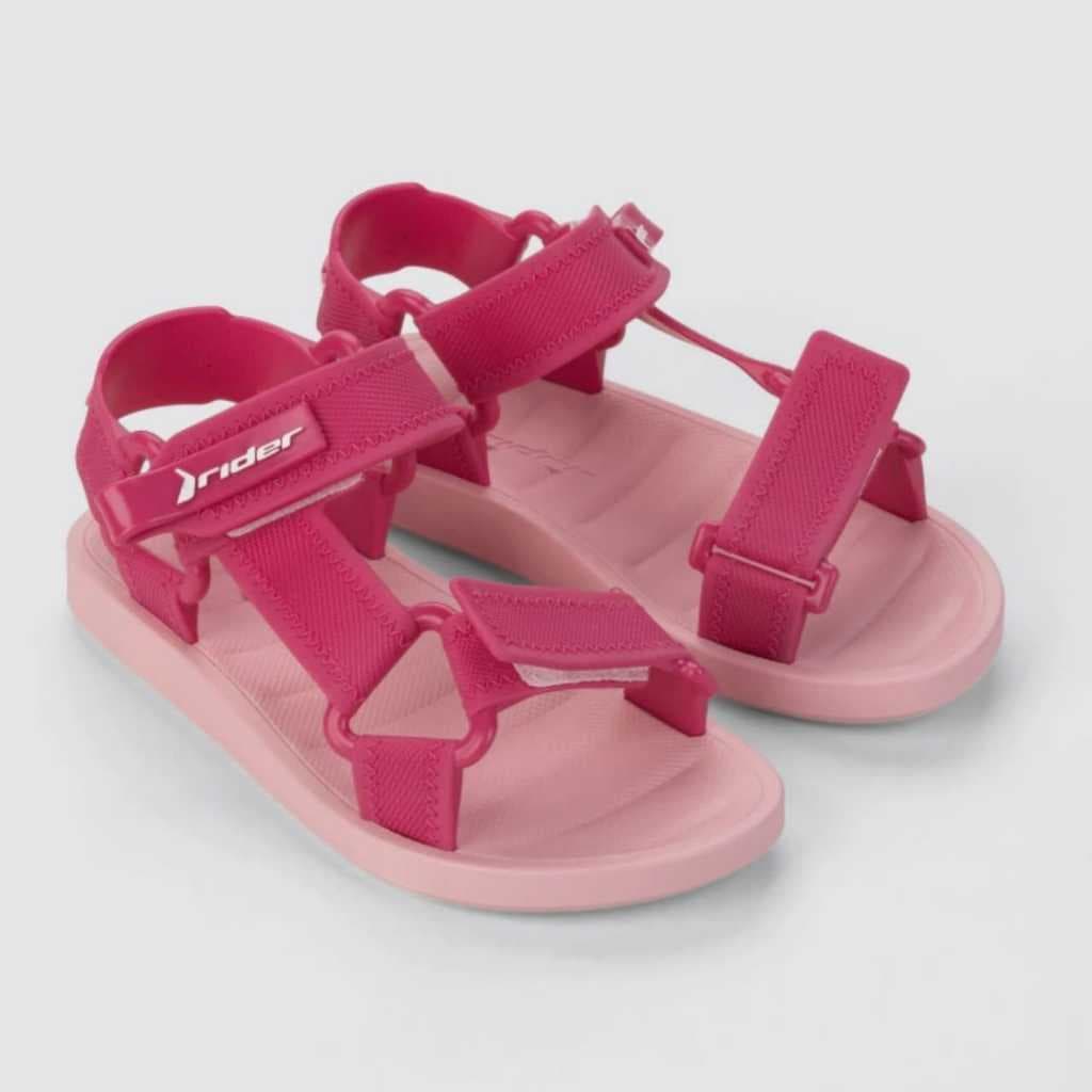 Sandália Infantil Menina Rider Free Style- Rosa Claro/ Rosa