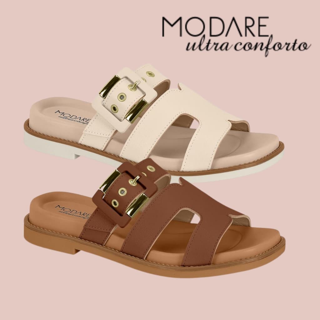 Sandalia Ortopedica Modare Feminina Ultra Conforto Mule | Lançamento! | Produto Original Modare!