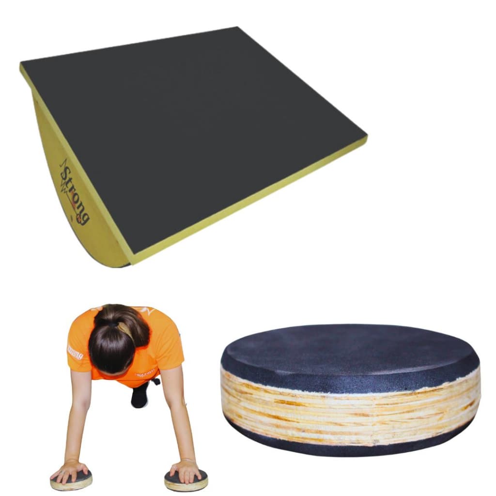 Tábua De Equilíbrio + Disco Yoga Pilates