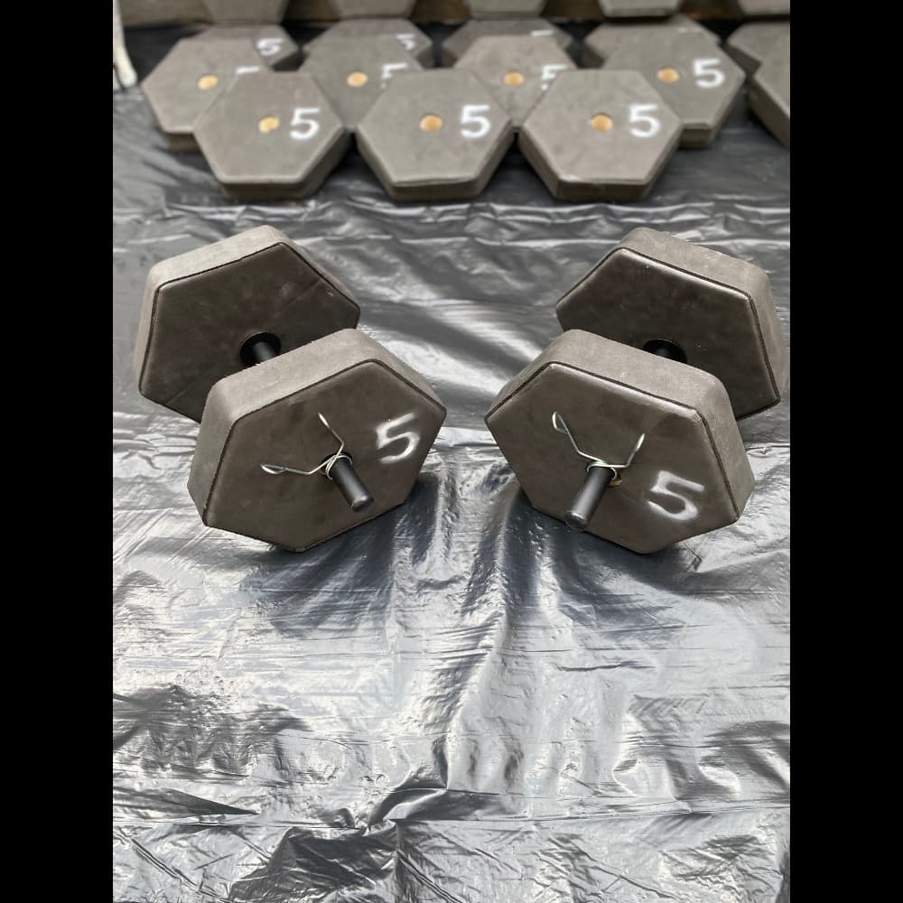 Anilhas para Musculação, Anilhas de 5kg, Pesos para Academia + PRESILHAS