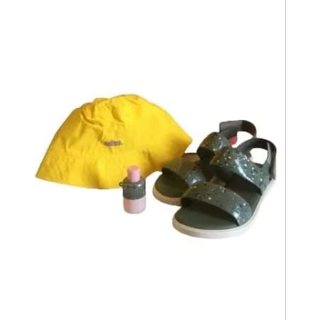 Box Hello Melissa (não são vendidos em lojas) Blubble Sandal + Bucket Hat + Melissa Care 33/34