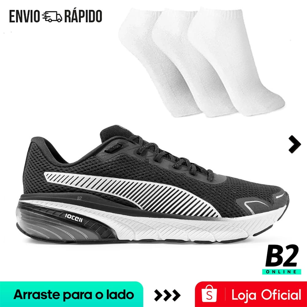 Tênis Puma Cell Lightpulse Bdp Masculino + 3 Pares de Meias Original Com Nota Fiscal e Garantia