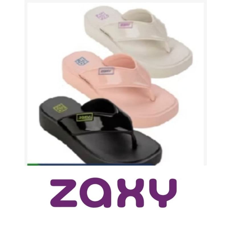 Sandalia Feminina Zaxy Trend Tamanco de Dedo Confortavel para caminhada ortopédico chinelo Zaxy Macio sandalia plataform
