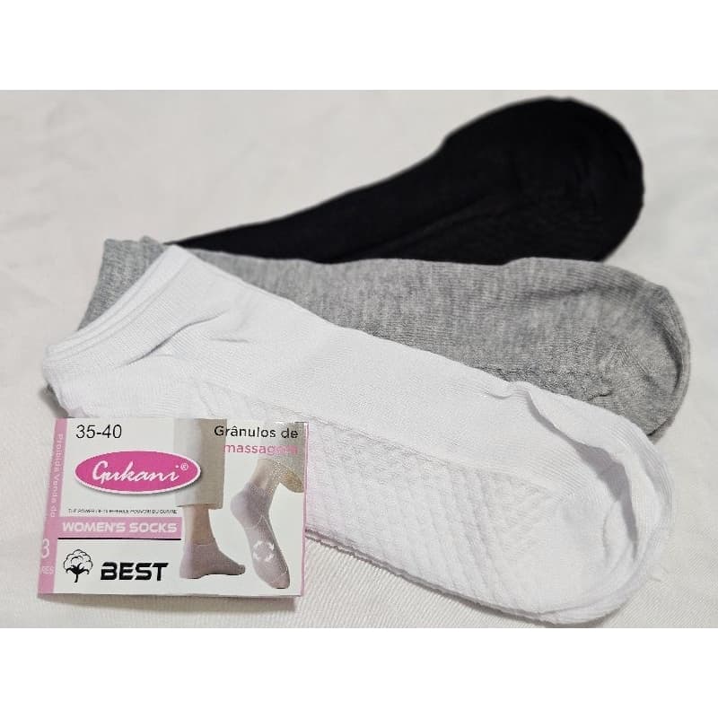 kit 6 Pares de Meias Meias Feminina Meias cano curto Meia unissex