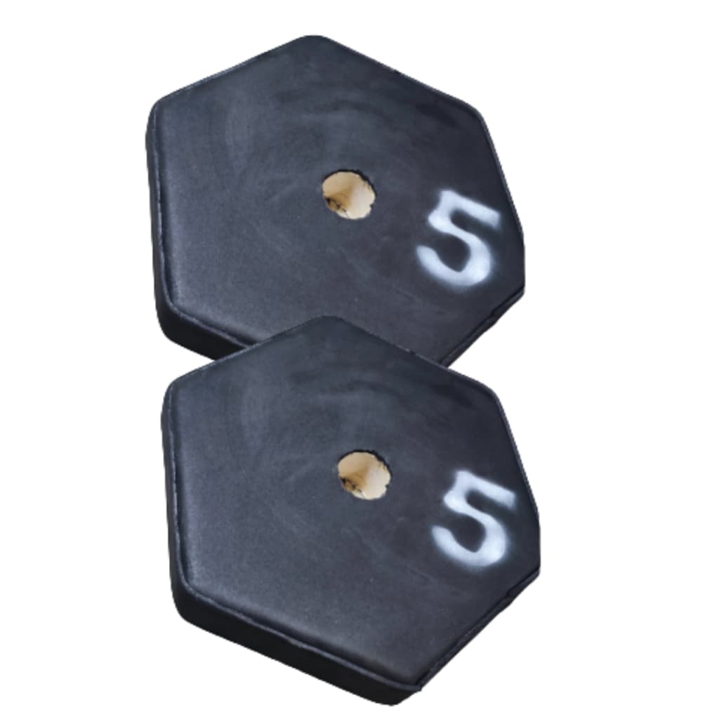 2 x 5kg Anilha com Revestimento  / 4 x 5kg Anilhas  - A PRONTA ENTREGA  -  PROMOÇÃO TEMPORÁRIA