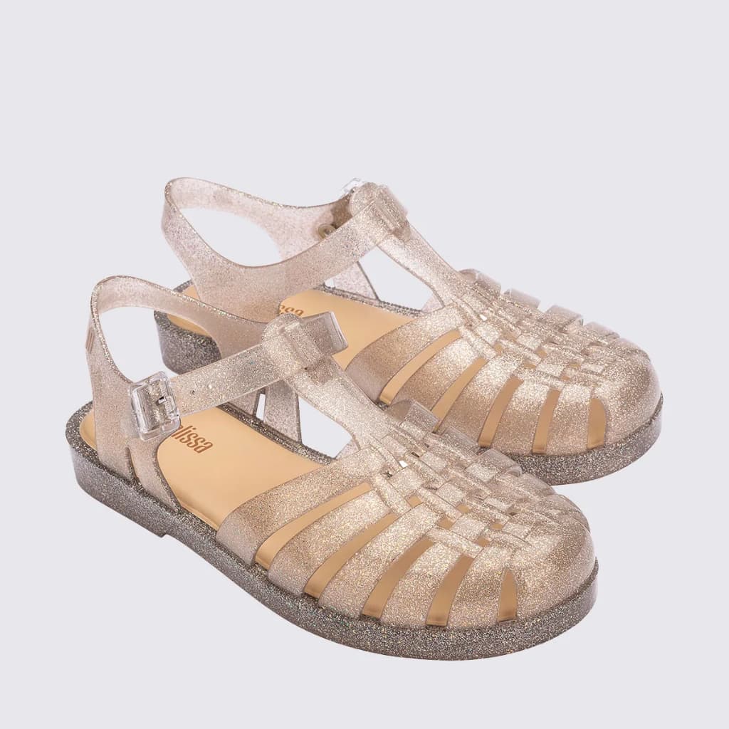 Sandália Melissa Original Melissa Possession Shiny Glitter Adulto Feminina