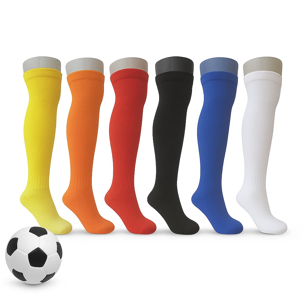 Kit 6 Pares Meiao de Futebol Masculino Jogador Profissional Tam 38 ao 45 Meiao Atacado