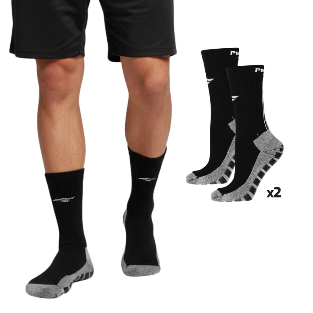 Kit 2 Meias Esportivas Penalty Antiderrapante Meia de Futebol Profissional Perf Grip Original Penalty Antiderrapante