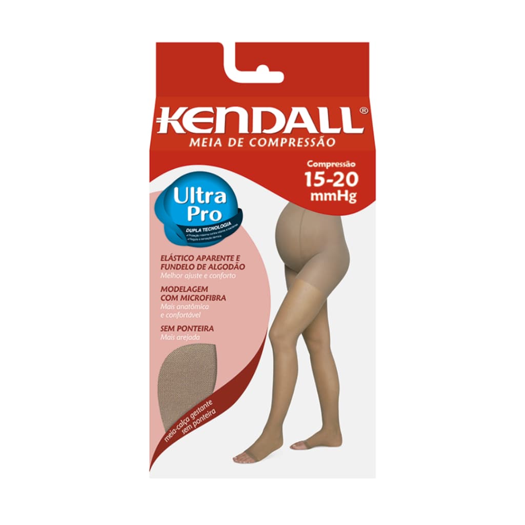 Meia Calça Kendall Gestante sem Ponteira Média Compressão (15-20 mmHg)