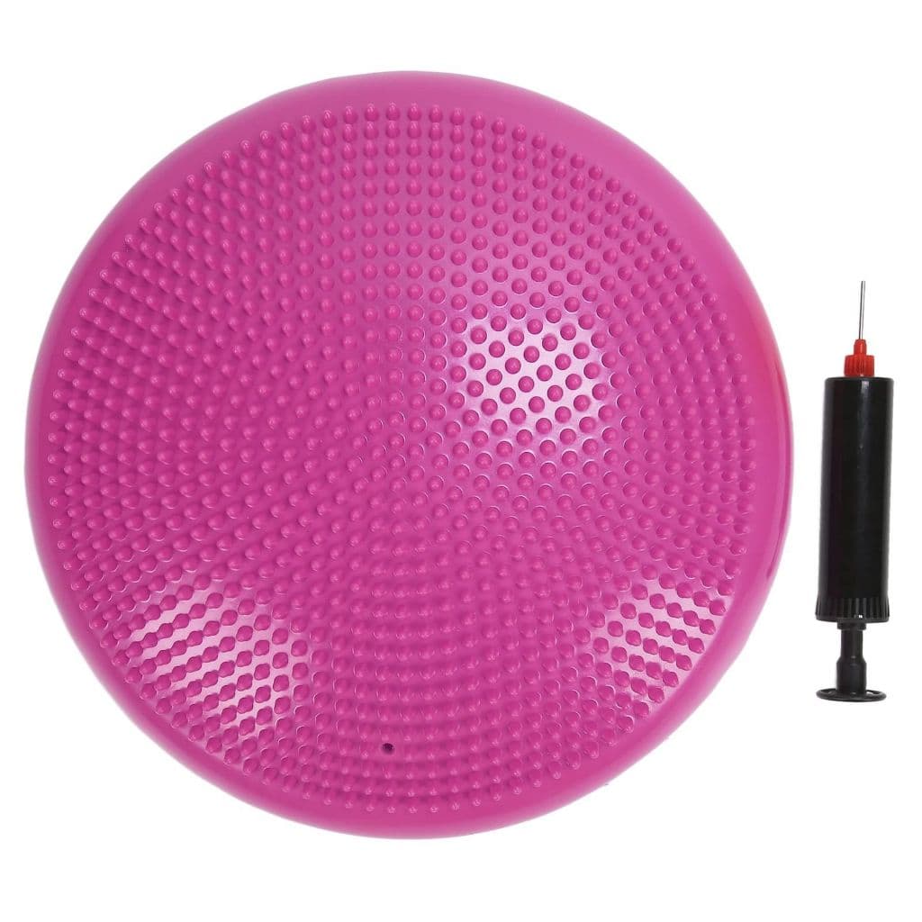 Almofada De Equilíbrio 33cm Disco Inflável 150kg Fitness ( Yoga Pilates Fisioterapia ) com BOMBA
