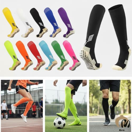 Meias esportivas antiderrapantes masculinas, Meias de futebol, Meias antiderrapantes, Futebol