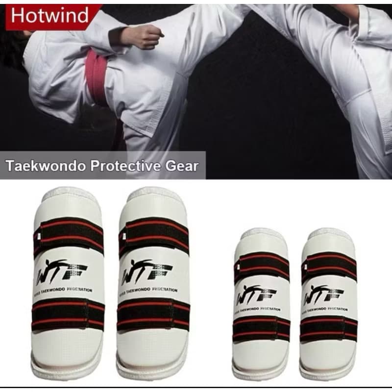 ￼KIT COMPLETO CANELEIRA E ANTE-BRAÇO DE TAEKWONDO DE LUTA