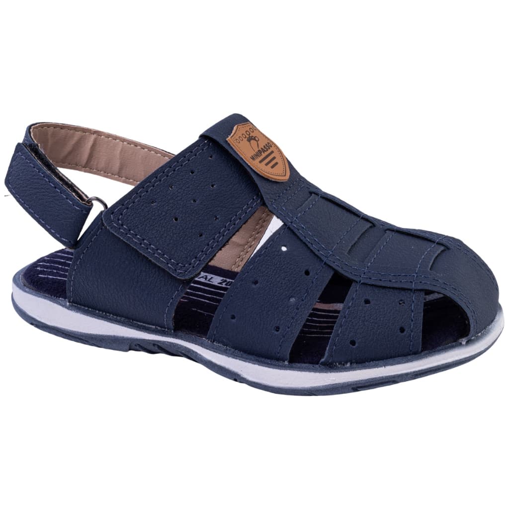 Sandalia Masculina Infantil Papete Menino Sandália Infantil Minipasso Sandalia Infantil  Azul