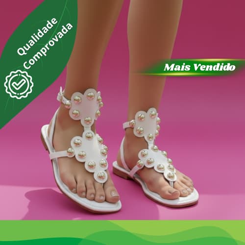 Sandália Feminina Gladiadora Leve e Macia Sandália Envio Rápido Promoção