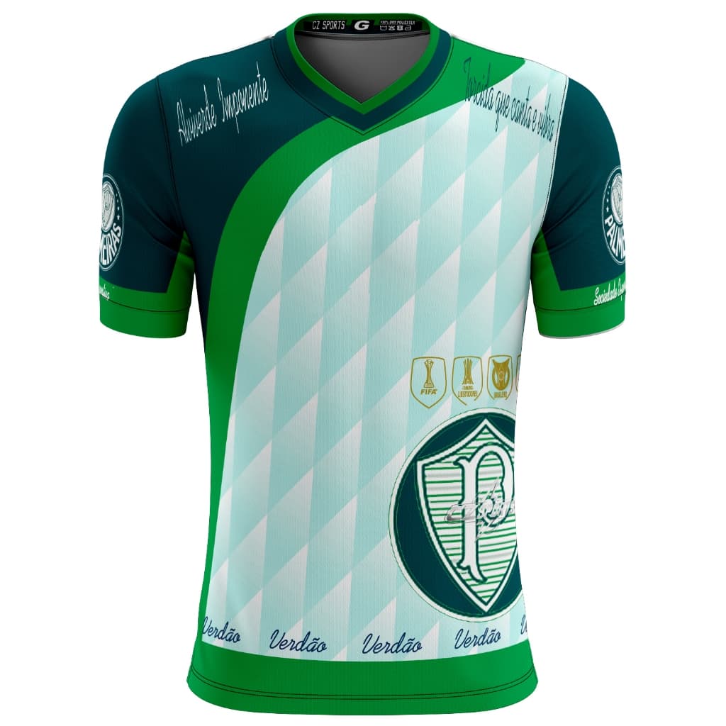camisa futebol verdao branca esportiva dry fit masculina camiseta time camisas times treino leve