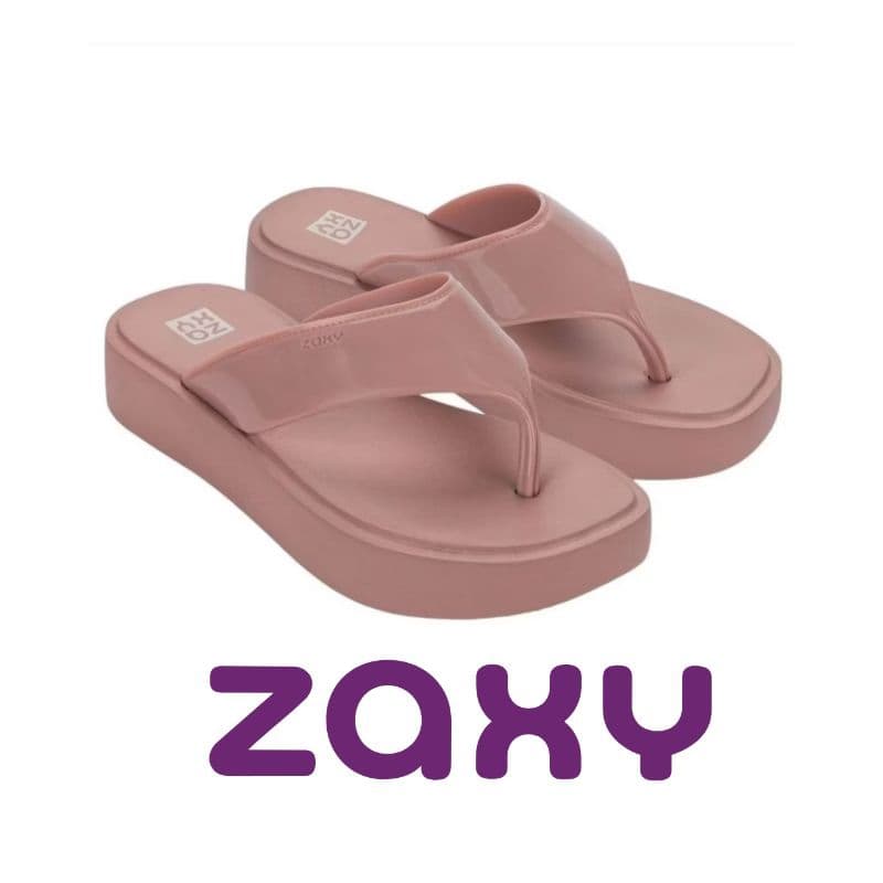 Tamanco Zaxy Zoom Lançamento 2026 Sandalia Feminina Plataforma Ortopédica Chinelo de Dedo Zaxy Sandalia de Passeio Prai