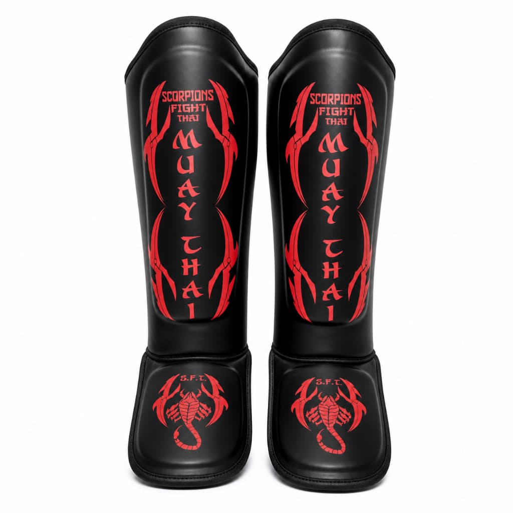 Caneleira Protetor De Canela Luta Muay Thai Boxe Kickboxing Resistência Proteção Conforto