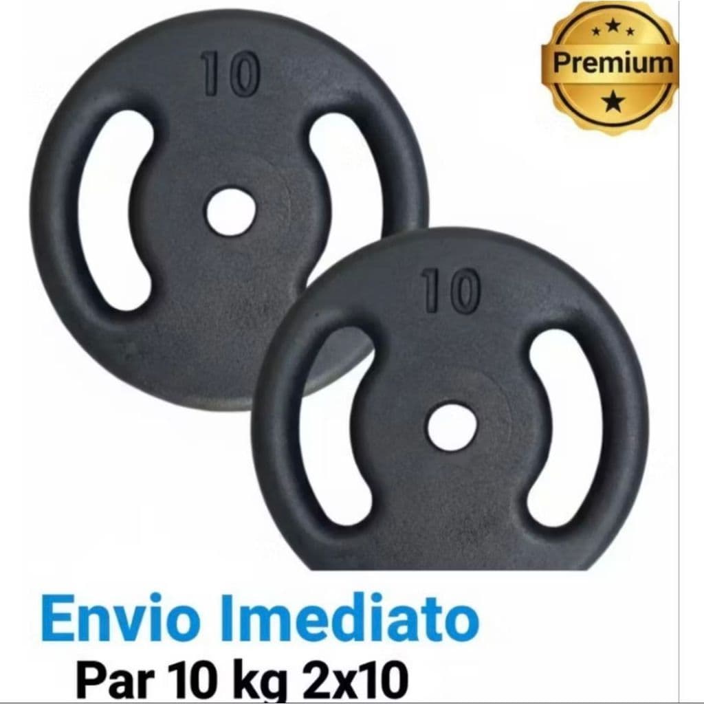 kit 10kg ,4kg,2kg anilhas pintadas ,  otima qualidade ,2 anilhas 10kg ,2 anilhas 4kg e 2 anilhas de 2kg
