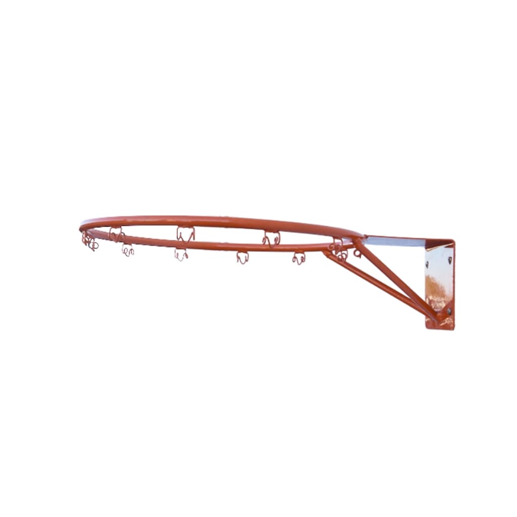 Aro de Basquete Oficial 46cm Simples Fixo para Tabela de Basquete Alta Durabilidade
