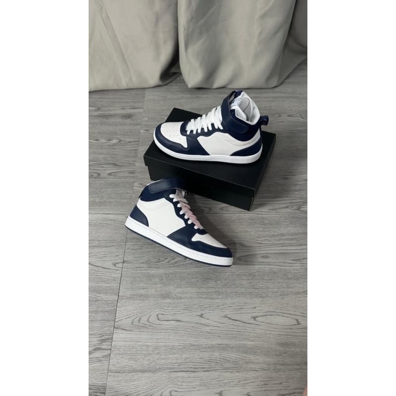 Tênis BRG Mid Masculino Azul Royal e Branco em Caixa