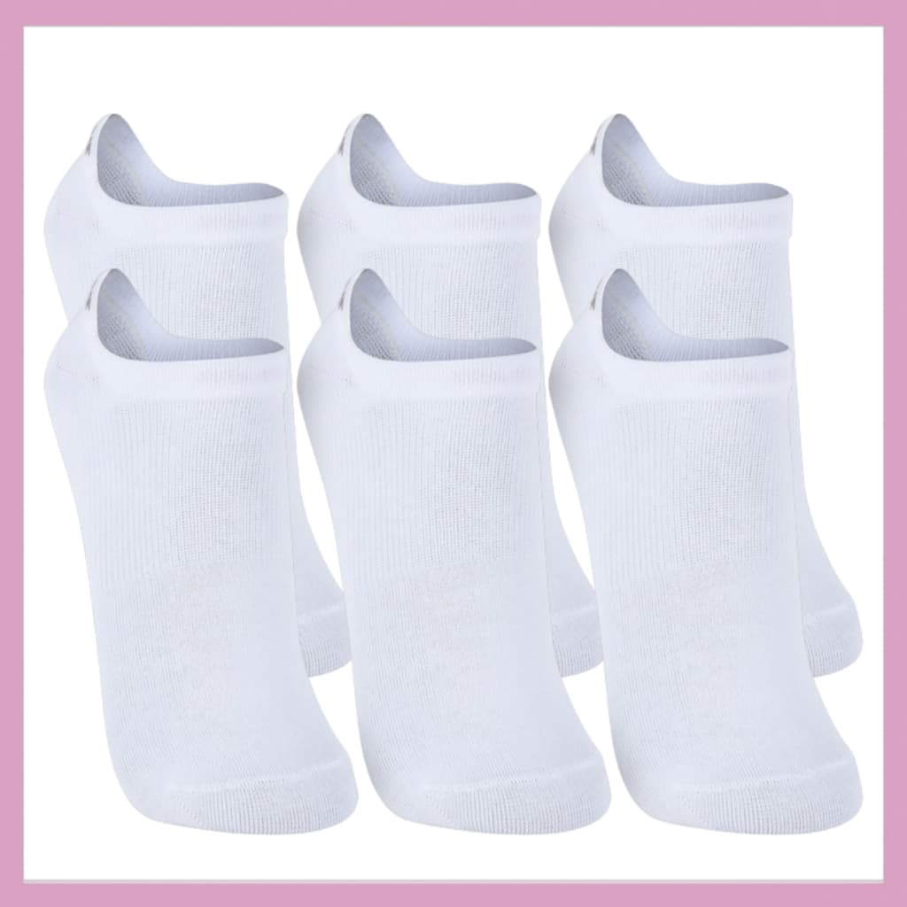 Kit 6 Pares de Meia Lupo Feminina Sapatilha Colorida Esportiva Algodão Original Meia Soquete Invisível