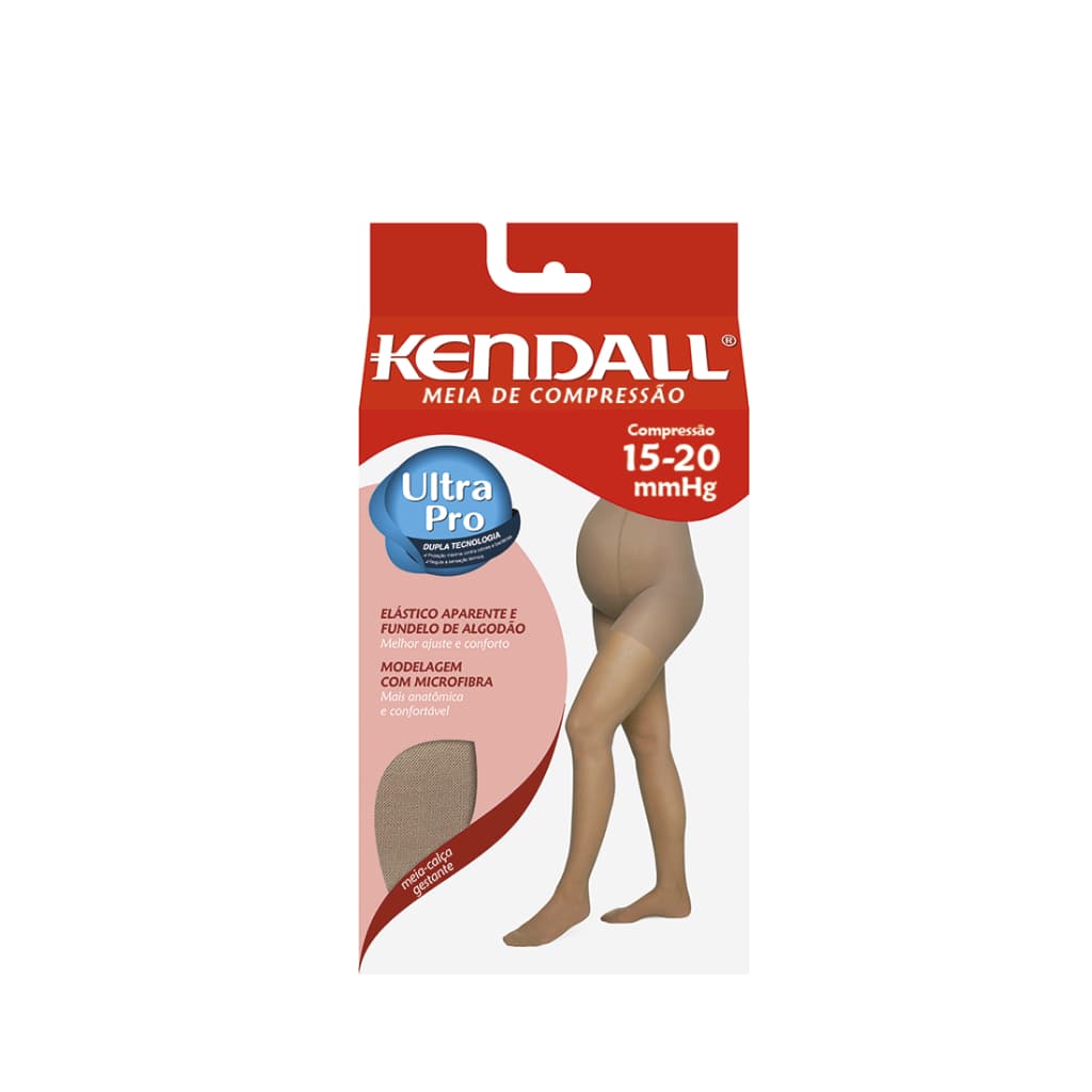 Meia Calça De Compressão Kendall P/gestante C/ Ponteira 1653