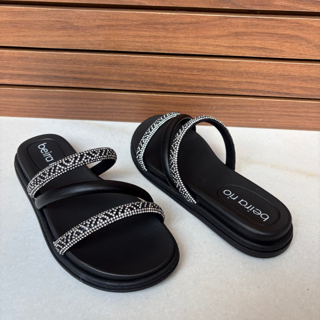 Sandália Feminina Confortável Beira Rio Sandália Feminina Casual Dia a Dia Leve e Macia Moda 2025