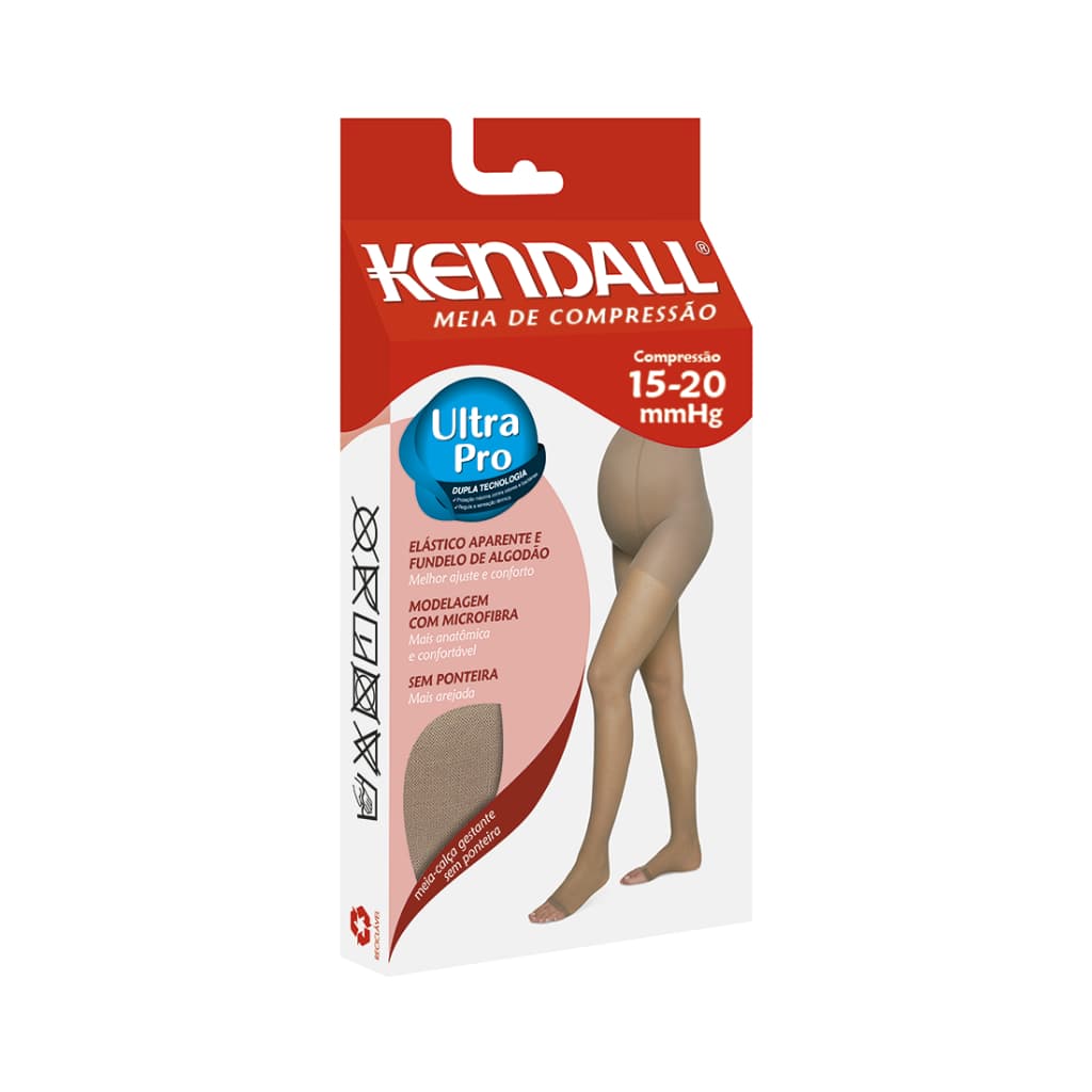 Meia Calça Kendall Gestante Média Compressão Sem Ponte. 1652